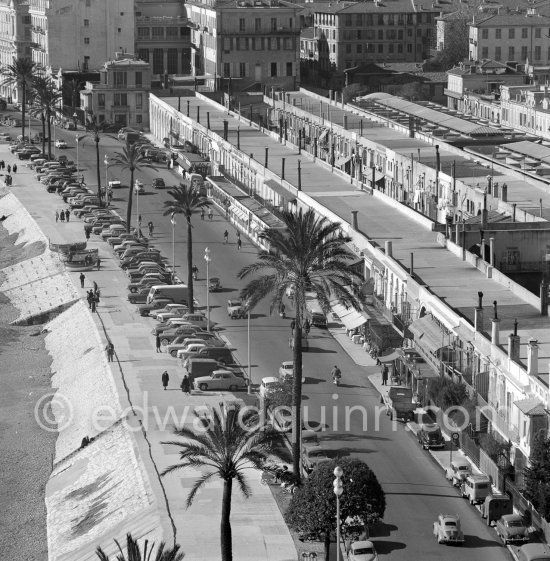 Promenade des Anglais. Nice in the \'50s. - Photo by Edward Quinn