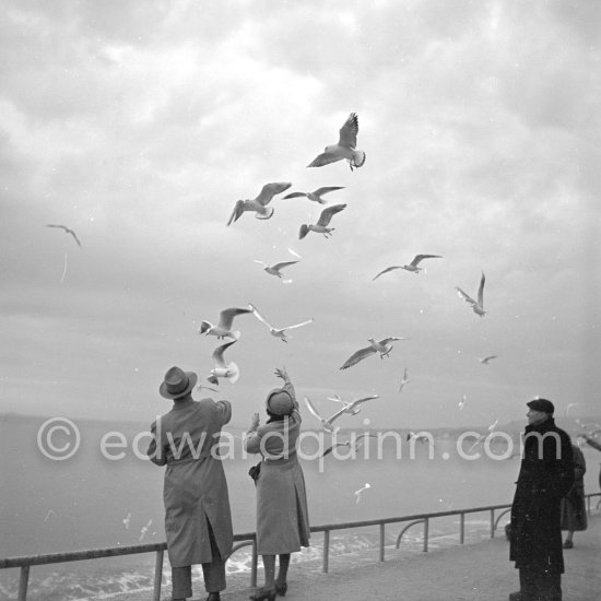 Promenade des Anglais, Nice 1954. - Photo by Edward Quinn