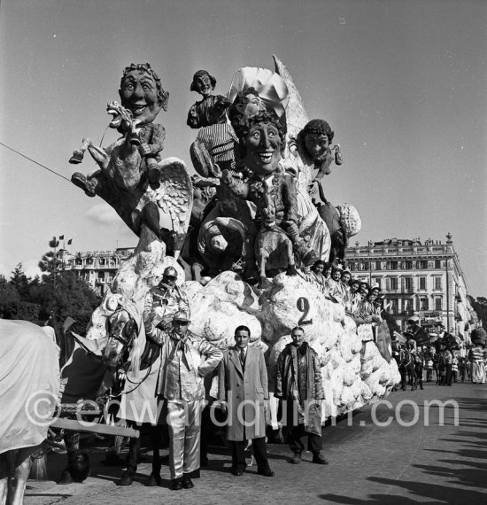 Carnival. Nice 1950. - Photo by Edward Quinn