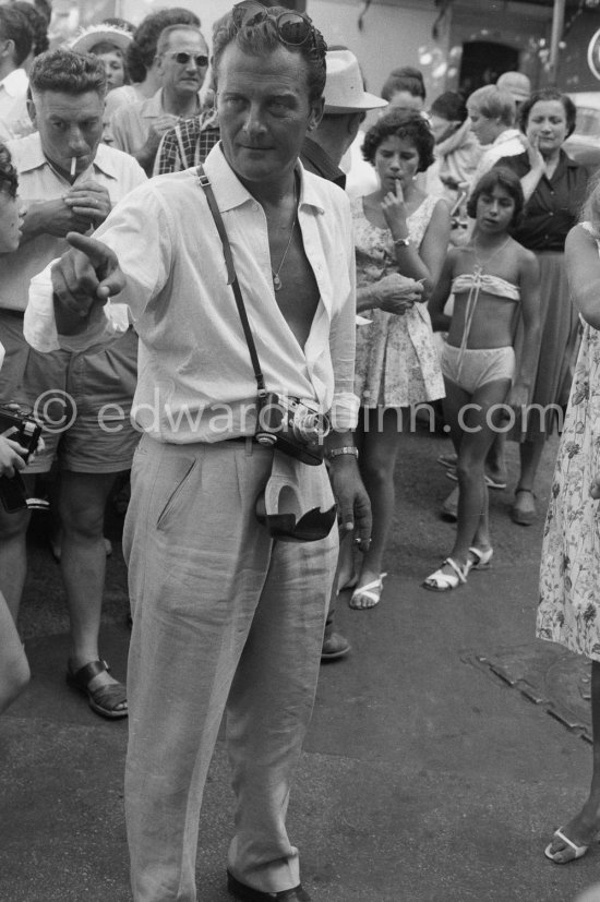 Prince Filippo Orsini. Saint-Tropez 1958. - Photo by Edward Quinn