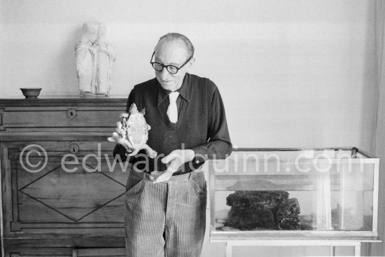 Amédée Ozenfant. Cannes 1961. - Photo by Edward Quinn