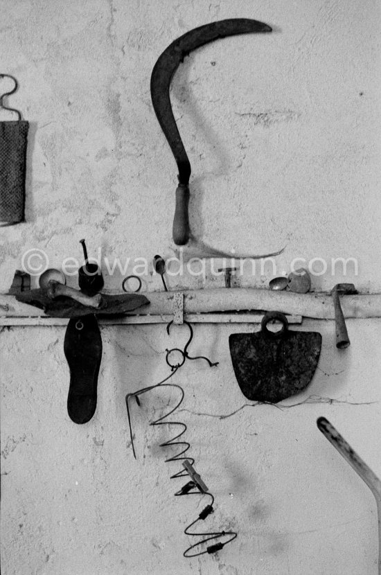 Studio Le Fournas, Vallauris 1953. - Photo by Edward Quinn