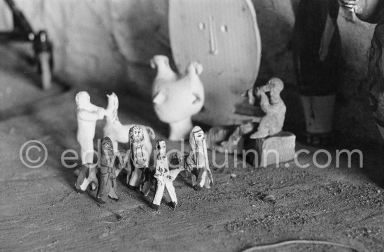 Studio Le Fournas, Vallauris 1953. - Photo by Edward Quinn