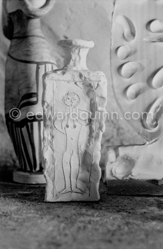 Studio Le Fournas, Vallauris 1953. - Photo by Edward Quinn