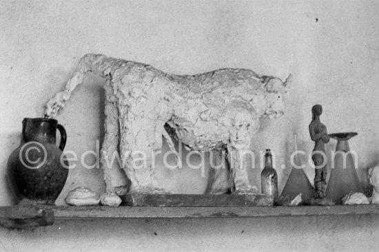 Studio Le Fournas, Vallauris 1953. - Photo by Edward Quinn