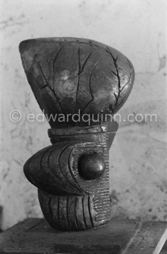 Studio Le Fournas, Vallauris 1953. - Photo by Edward Quinn