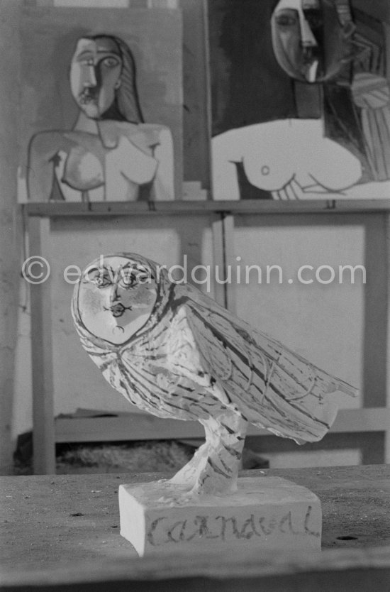 Le Fournas, Vallauris 1953. - Photo by Edward Quinn