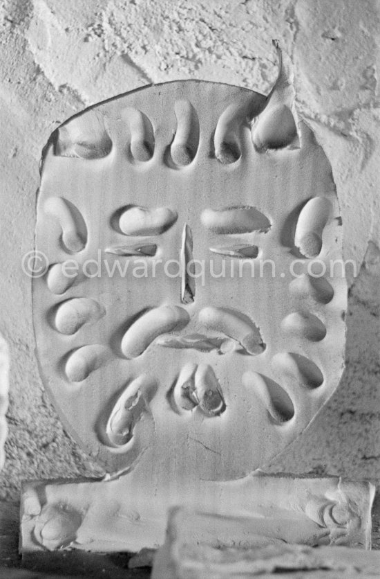 Studio Le Fournas, 1953. - Photo by Edward Quinn