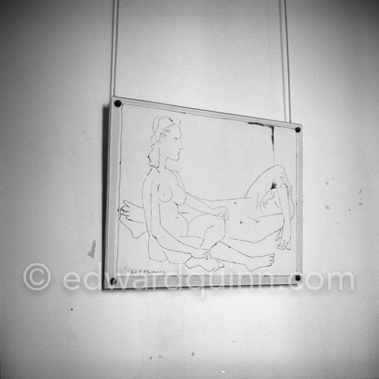 Musée Pablo Picasso Antibes, 10.1953. - Photo by Edward Quinn