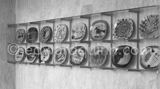 Musée Pablo Picasso Antibes, 10.1953. - Photo by Edward Quinn