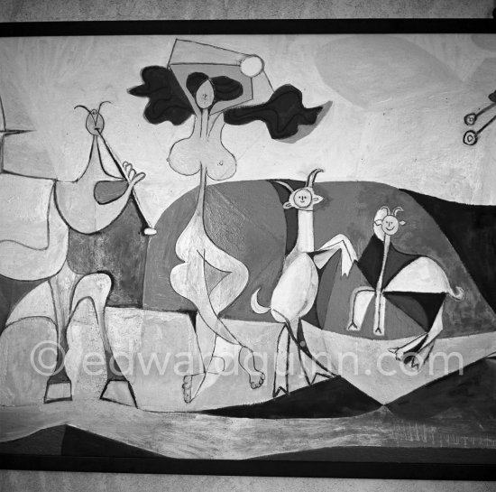 Musée Pablo Picasso Antibes, 10.1953. - Photo by Edward Quinn