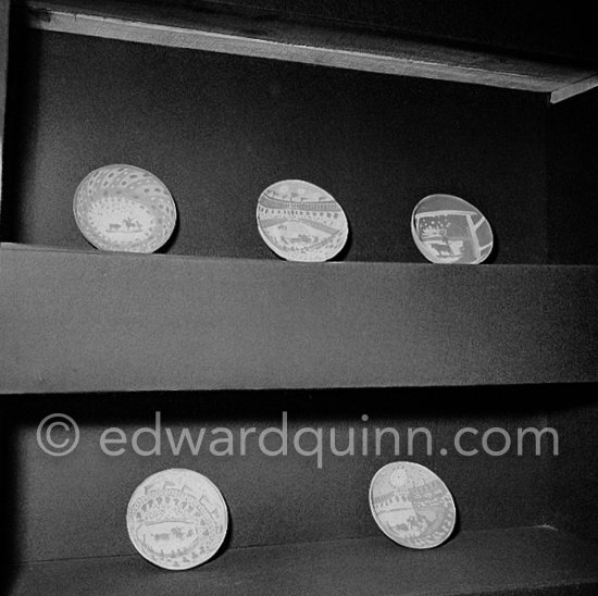 Ceramic exposition Vallauris 1953. - Photo by Edward Quinn