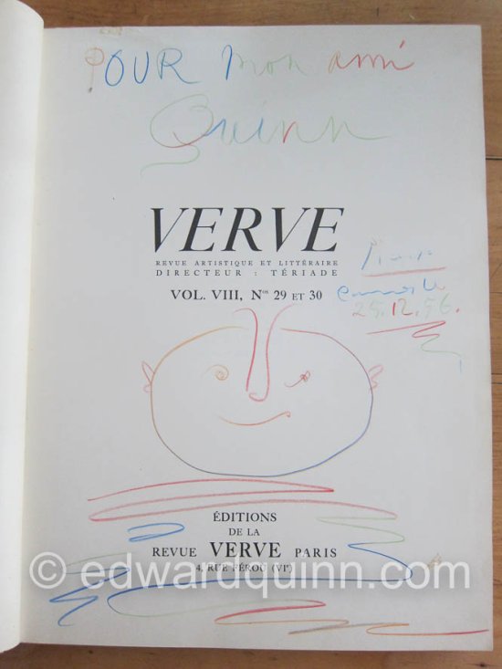 "Faune", Frontispice for Verve (cover Sylvette), vol. 8, No. 29/30,09/54. Private collection. - Photo by Edward Quinn