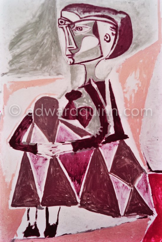 Femme accroupie, 8.10.1954. - Photo by Edward Quinn