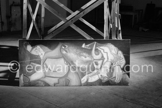 "Le mystère Picasso", Nice, Studios de la Victorine 1955. - Photo by Edward Quinn