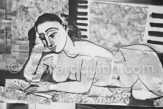 "Le mystère Picasso". Nice, Studios de la Victorine, 1955. - Photo by Edward Quinn