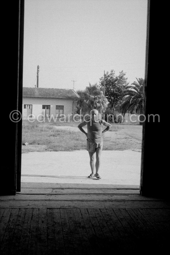 "Le mystère Picasso", Nice, Studios de la Victorine 1955. - Photo by Edward Quinn