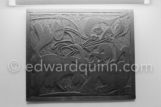 Exhibition "Pablo Picasso. Oeuvre gravé. Galerie des Ponchettes, Nice, 1.1960-3.1960." - Photo by Edward Quinn