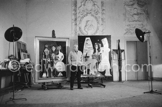 Pablo Picasso at Château de Vauvenargues 1960. - Photo by Edward Quinn
