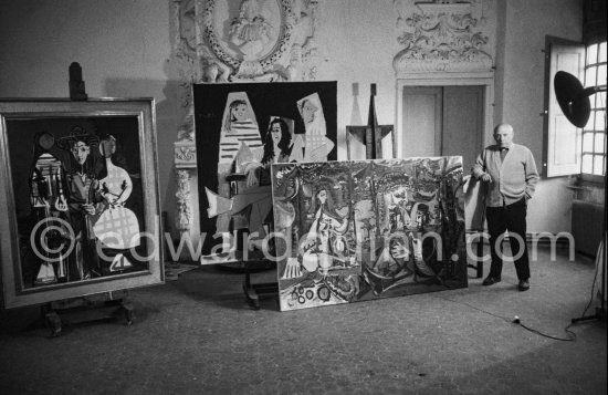 Pablo Picasso at Château de Vauvenargues 1960. - Photo by Edward Quinn