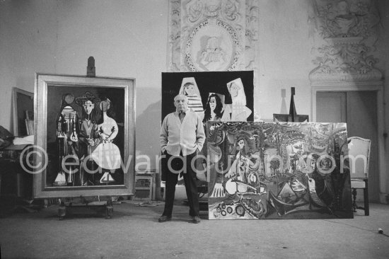 Pablo Picasso at Château de Vauvenargues 1960. - Photo by Edward Quinn