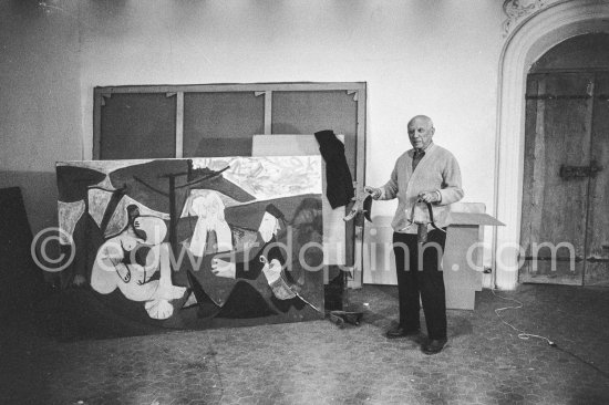 Pablo Picasso at Château de Vauvenargues 1960. - Photo by Edward Quinn