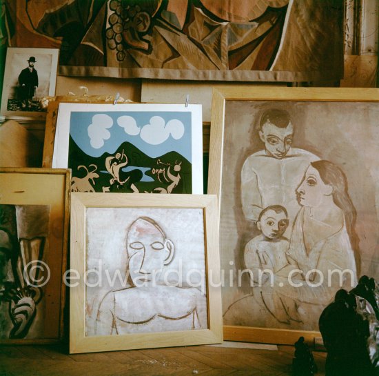 A studio at La Californie, Cannes 1960. - Photo by Edward Quinn