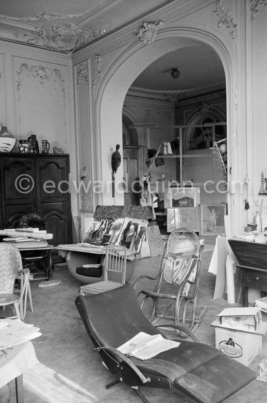 A studio at La Californie, Cannes - Photo by Edward Quinn