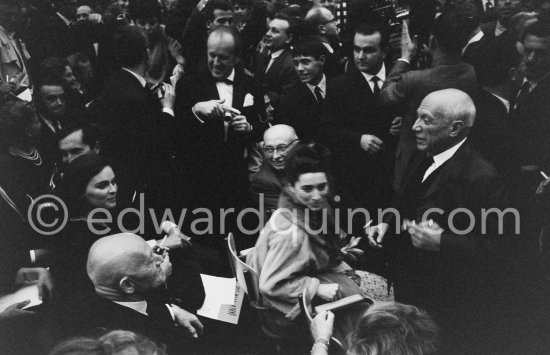Festivities put on in Picasso's honor for the 80th birthday. Nice 28 Oct 1961. - Photo by Edward Quinn