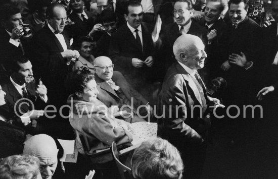 Festivities put on in Picasso's honor for the 80th birthday. Nice 28 Oct 1961. - Photo by Edward Quinn