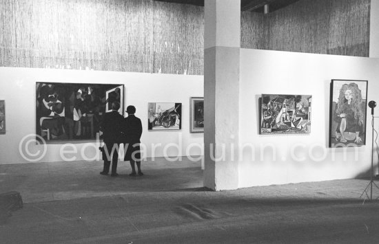 Opening of the exhibition at the Nérolium, Vallauris. Festivities put on in Pablo Picasso\'s honor for the 80th birthday. Vallauris 29.10.1961. - Photo by Edward Quinn