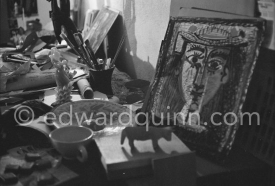 Mas Notre-Dame-de-Vie, Mougins 1964. - Photo by Edward Quinn