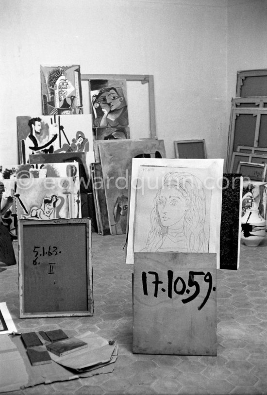 Mas Notre-Dame-de-Vie, Mougins 1964. - Photo by Edward Quinn