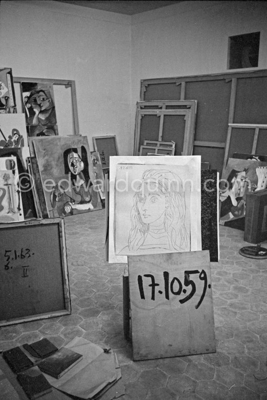 Mas Notre-Dame-de-Vie, Mougins 1964. - Photo by Edward Quinn