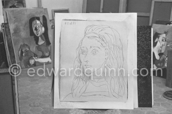 Mas Notre-Dame-de-Vie, Mougins 1964. - Photo by Edward Quinn