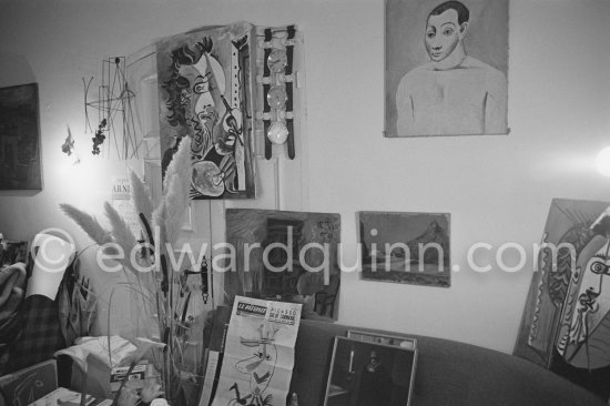 Mas Notre-Dame-de-Vie, Mougins 1965. - Photo by Edward Quinn