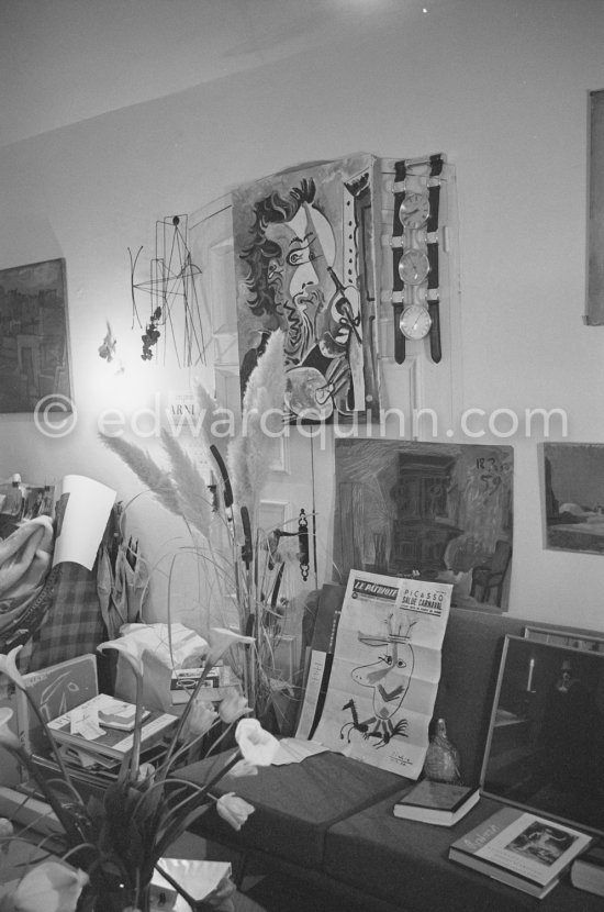 Mas Notre-Dame-de-Vie, Mougins 1966. - Photo by Edward Quinn