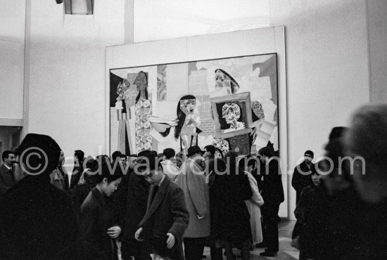 "Hommage à Pablo Picasso. Peintures", Exposition Galeries nationales du Grand Palais. 19.11.1966-12.2.1967 - Photo by Edward Quinn