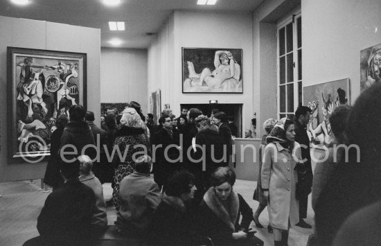 "Hommage à Pablo Picasso. Peintures", Exposition Galeries nationales du Grand Palais. 19.11.1966-12.2.1967 - Photo by Edward Quinn