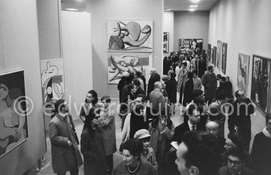 "Hommage à Pablo Picasso. Peintures", Exposition Galeries nationales du Grand Palais. 19.11.1966-12.2.1967 - Photo by Edward Quinn