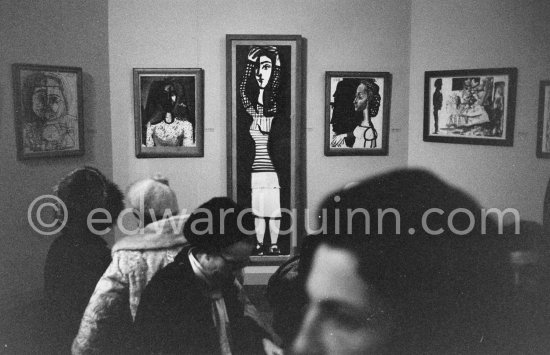 "Hommage à Pablo Picasso. Peintures", Exposition Galeries nationales du Grand Palais. 19.11.1966-12.2.1967 - Photo by Edward Quinn