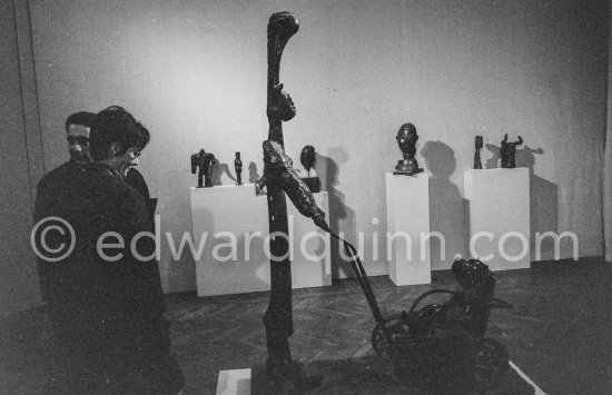 "Hommage à Pablo Picasso. Dessins. Sculptures. Céramiques". Exposition Musée Petit Palais. 19.11.1966-12.2.1967 - Photo by Edward Quinn