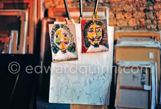 Mas Notre-Dame-de-Vie, Mougins 1967. - Photo by Edward Quinn