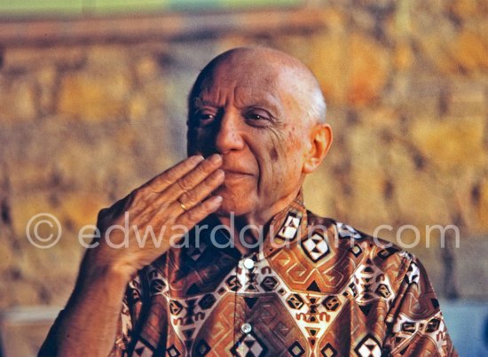 Pablo Picasso. Notre-Dame- de-Vie, Mougins 1967. - Photo by Edward Quinn