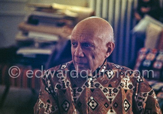 Pablo Picasso. Notre-Dame- de-Vie, Mougins 1967. - Photo by Edward Quinn