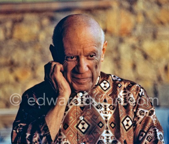 Pablo Picasso. Notre-Dame- de-Vie, Mougins 1967. - Photo by Edward Quinn