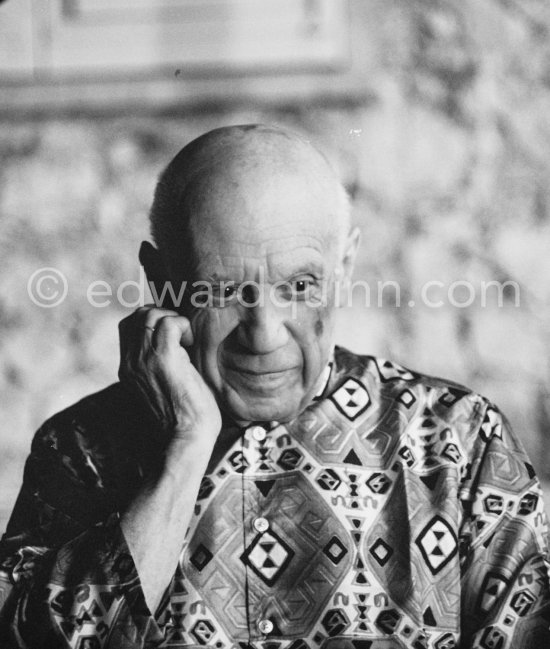 Pablo Picasso. Mas Notre-Dame-de-Vie, Mougins 1967. - Photo by Edward Quinn
