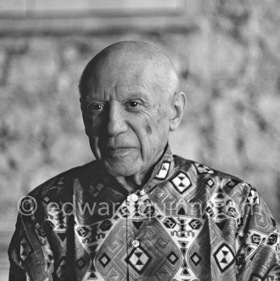 Pablo Picasso. Mas Notre-Dame-de-Vie, Mougins 1967. - Photo by Edward Quinn