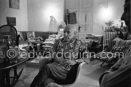 Pablo Picasso. Mas Notre-Dame-de-Vie, Mougins 1967. - Photo by Edward Quinn