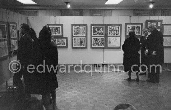 Exhibition "Pablo Picasso. 347 gravures récentes", 18.12.1968-1.2.1969. La Galerie Louise Leiris. 47, rue de Monceau, Paris 1968. - Photo by Edward Quinn